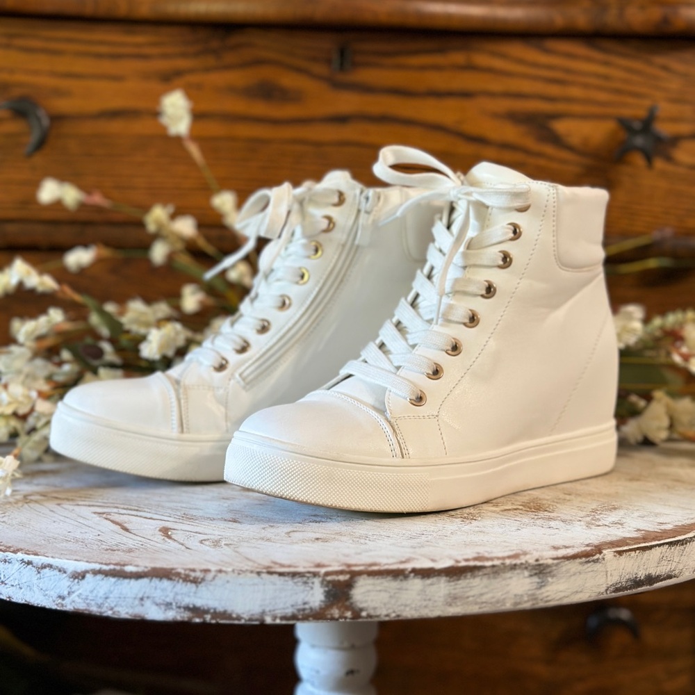 Cream Boots